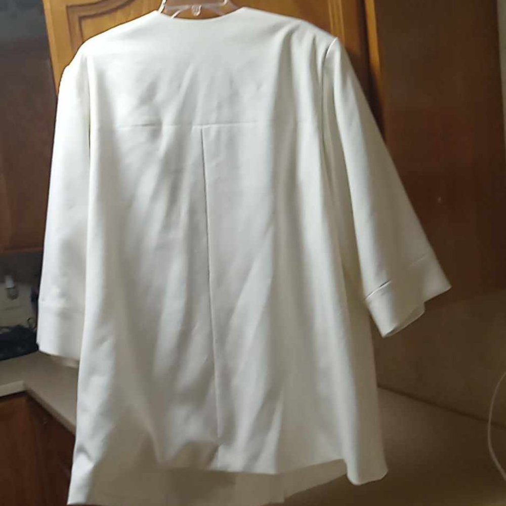 LIZ CLAIBORNE  WOMENS BLAZER JACKET LONG SIZE 3X - Picture 7 of 8